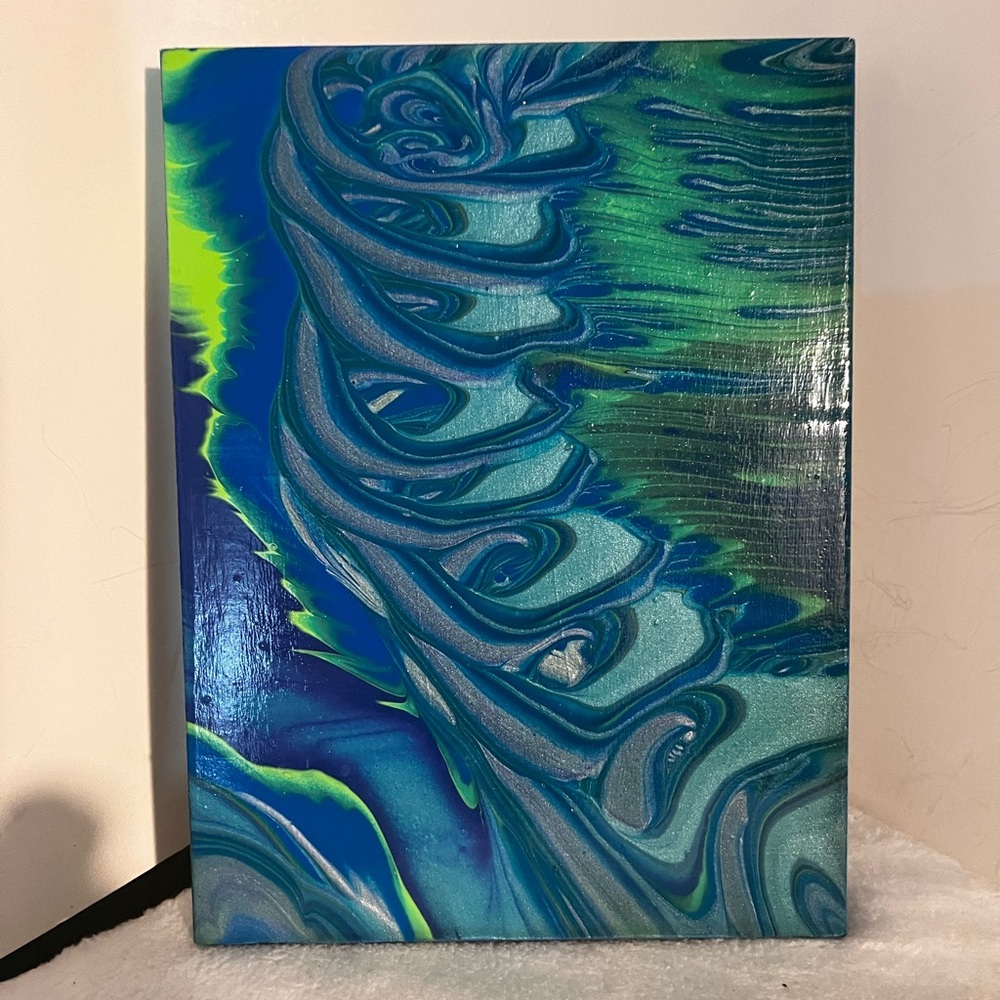 Acrylic pour painting